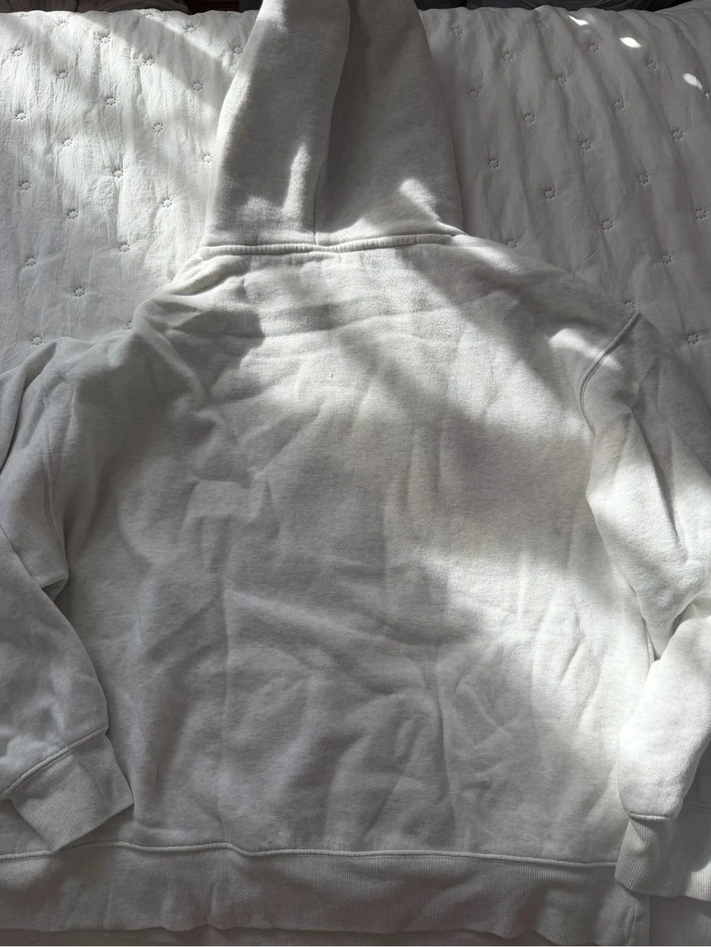 Wild Fable Heather Light Gray Hoodie - Picture 2 of 3